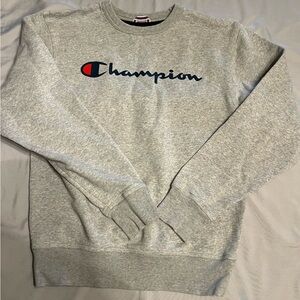Champion Heather Gray Crewneck Sweater